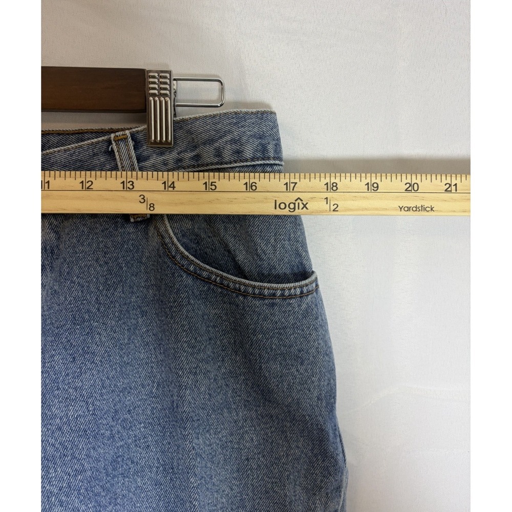 Vintage 90s Calvin Klein 15/16 Easy Fit 5 Pocket Girl Jean Double Stone Wash USA - Picture 11 of 16